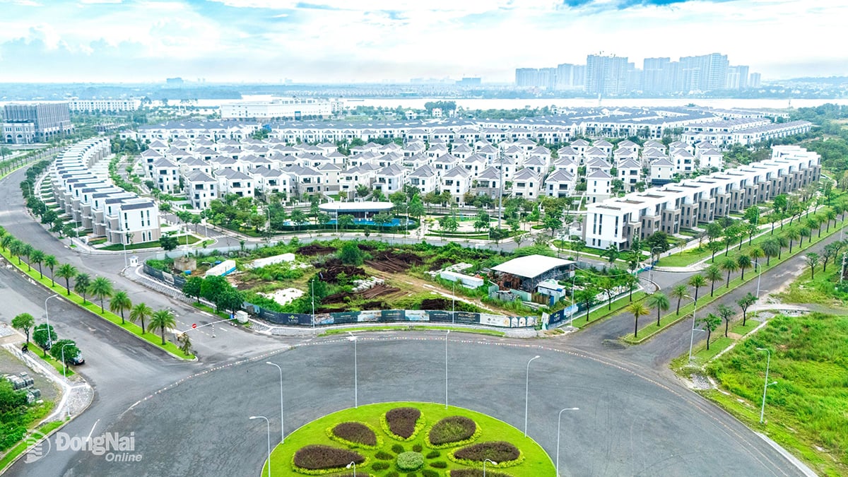 มุมหนึ่งของโครงการ Aqua City ที่สร้างเสร็จแล้ว ภาพ: DVCC