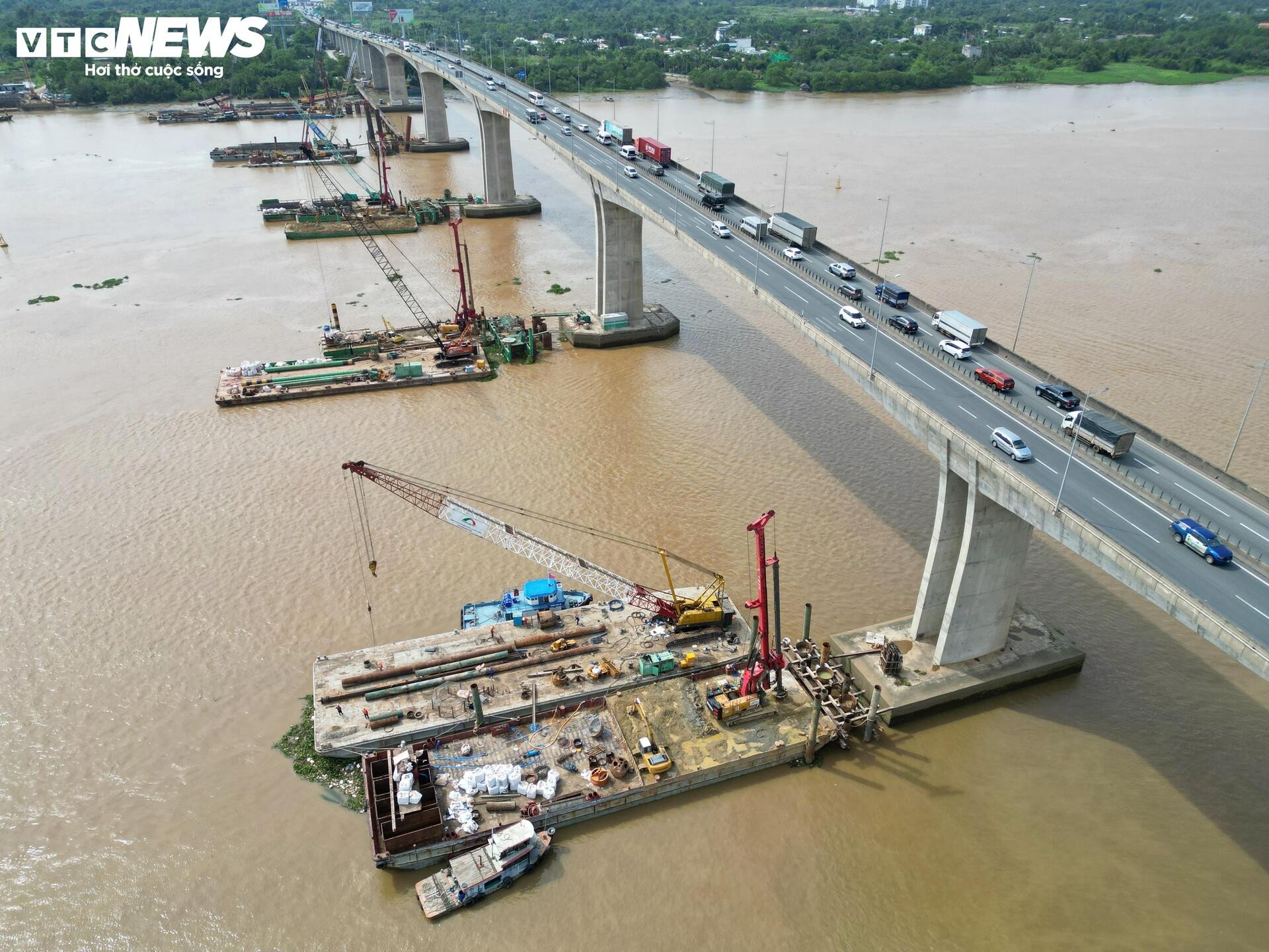 ទិដ្ឋភាពបែប Panoramic នៃការពង្រីកទីក្រុងហូជីមិញ - Long Thanh - Dau Giay - ផ្លូវល្បឿនលឿន 3