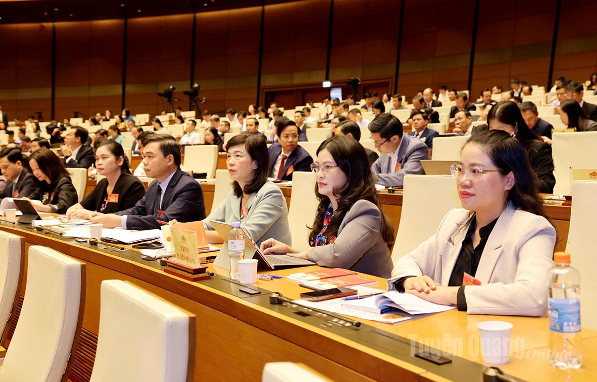 Керівники провінцій відвідали конференцію в залі Дьєн Хонг Національних зборів (Ханой).