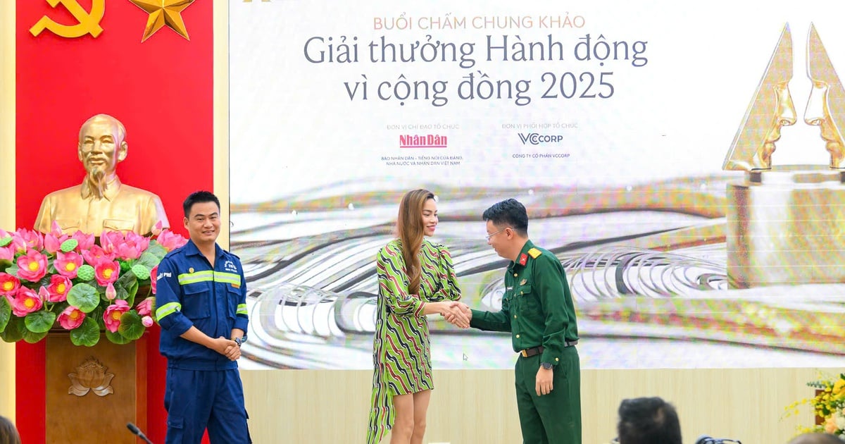 Xuân Bắc, Hồ Ngọc Hà ngồi 'ghế nóng' giải thưởng Hành động vì cộng đồng 2025