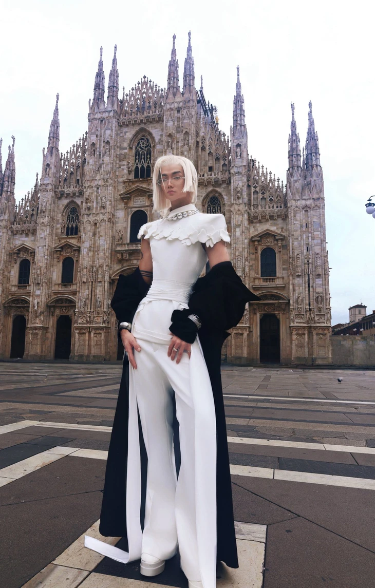 Harry Nista khác biệt với thời trang phi giới tính - Ảnh 2.