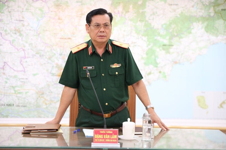 Bổ nhiệm lại chức vụ Phó Tư lệnh Quân khu 7 đối với Thiếu tướng Đặng Văn Lẫm- Ảnh 1.