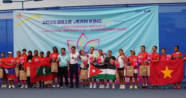 Khép lại Billie Jean King Cup 2025, tuyển nữ Việt Nam đứng thứ ba