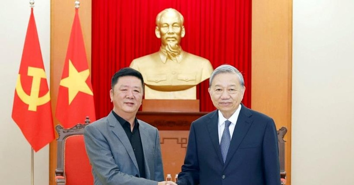 Tổng Bí thư Tô Lâm tiếp Lãnh đạo Tập đoàn Luxshare-ICT, Trung Quốc