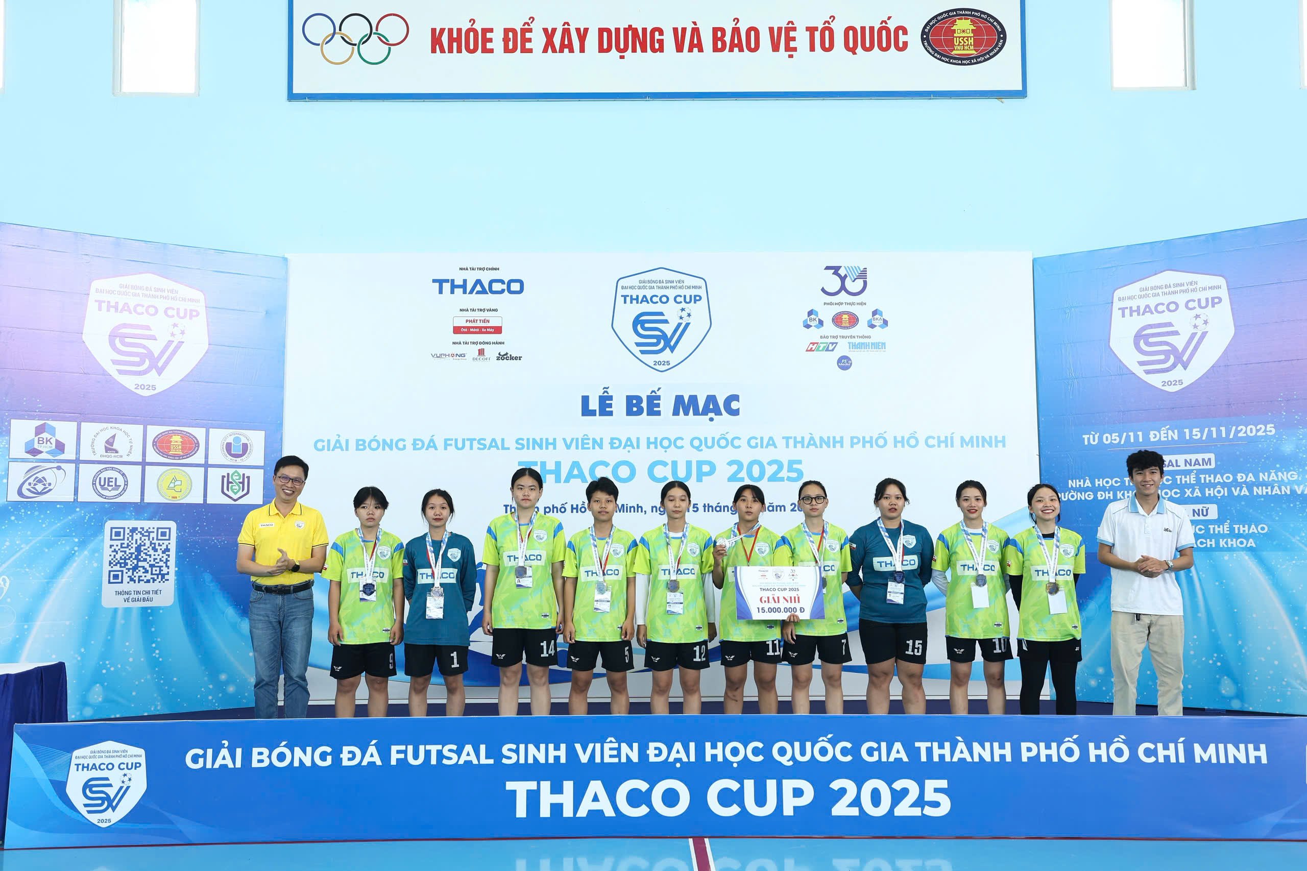 Đã tìm ra những ngôi vô địch giải futsal sinh viên THACO CUP 2025 - Ảnh 3.