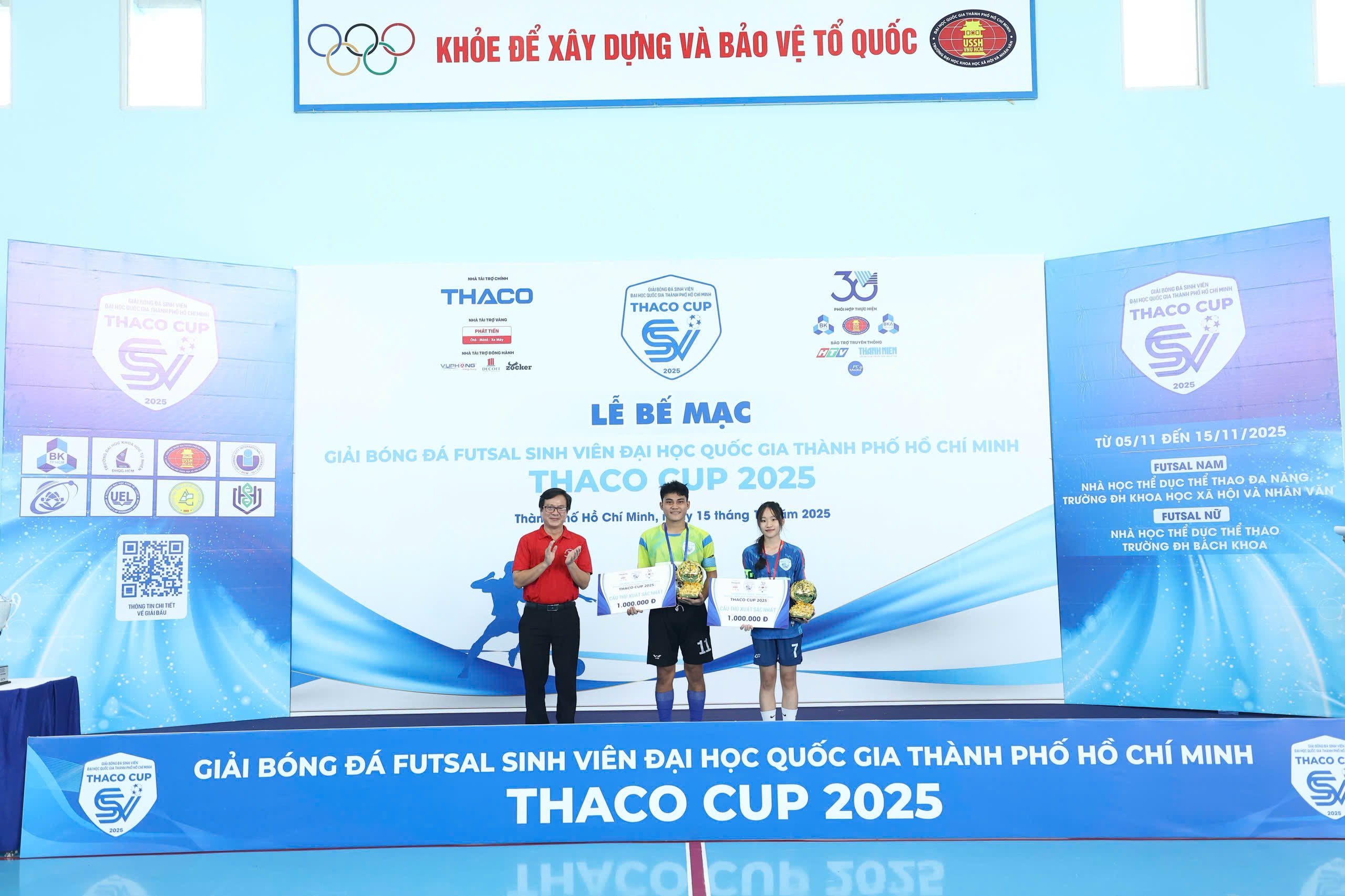 Đã tìm ra những ngôi vô địch giải futsal sinh viên THACO CUP 2025 - Ảnh 7.