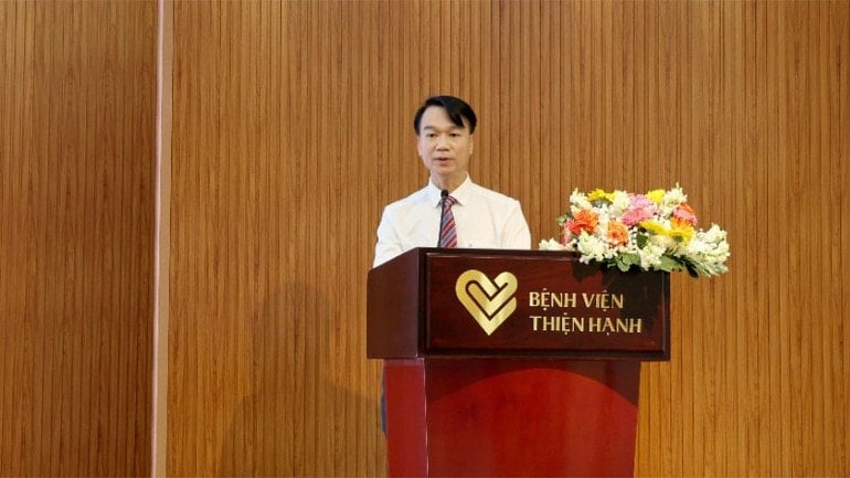 Téma na konferenci prezentoval Dr. Bui The Dung, vedoucí kardiologického oddělení Univerzitní lékařské a farmaceutické nemocnice v Ho Či Minově Městě. img-0652-7746-1382.jpg