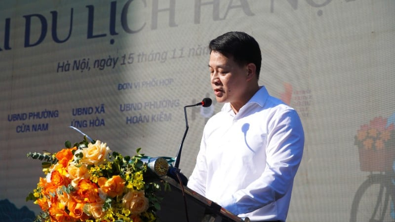 Deputy Director of Hanoi Department of Tourism Nguyen Tran Quang.