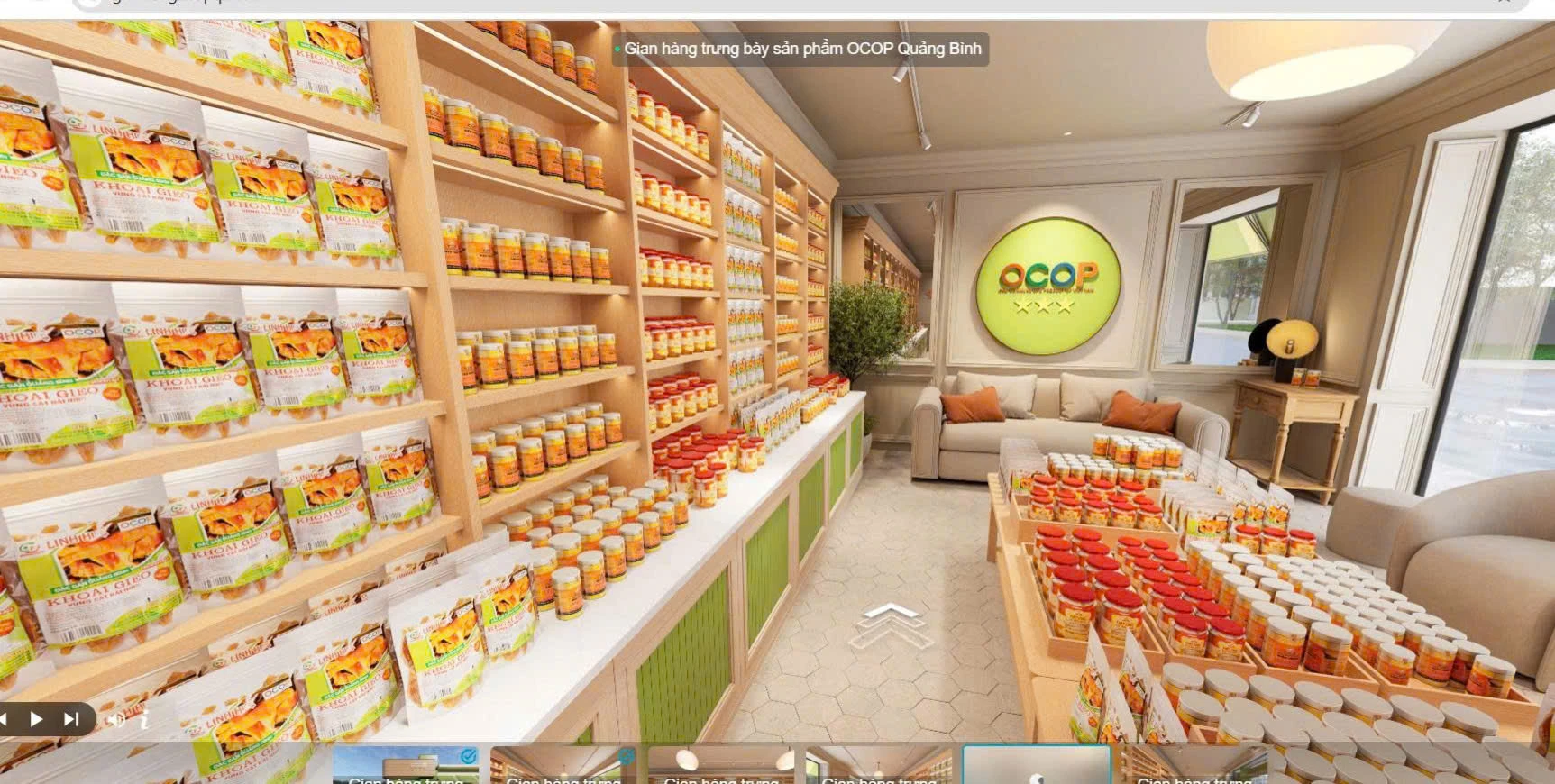 ស្តង់ណែនាំផលិតផល OCOP នៅលើវេទិកាឌីជីថល - រូបថត៖ T.HOA