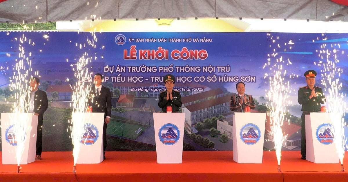 Khởi công dự án Trường Phổ thông nội trú liên cấp Tiểu học - THCS Hùng Sơn