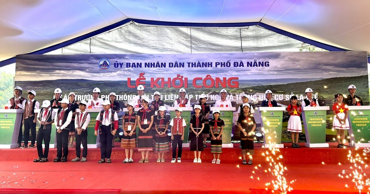 Khởi công dự án Trường Phổ thông nội trú liên cấp Tiểu học và THCS La Dêê