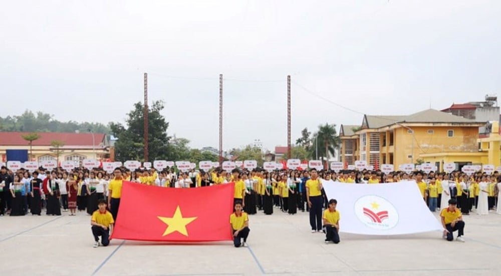 80 αντιπροσωπείες συμμετείχαν στο 8ο Αθλητικό Συνέδριο του τομέα Εκπαίδευσης και Κατάρτισης της επαρχίας Ντιέν Μπιέν - φωτογραφία 1