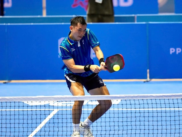 Trương Vinh Hiển đánh bại Lý Hoàng Nam, vô địch giải pickleball PPA Tour Úc- Ảnh 2.