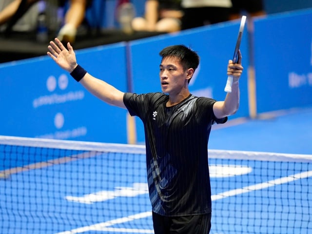 Trương Vinh Hiển đánh bại Lý Hoàng Nam, vô địch giải pickleball PPA Tour Úc- Ảnh 3.