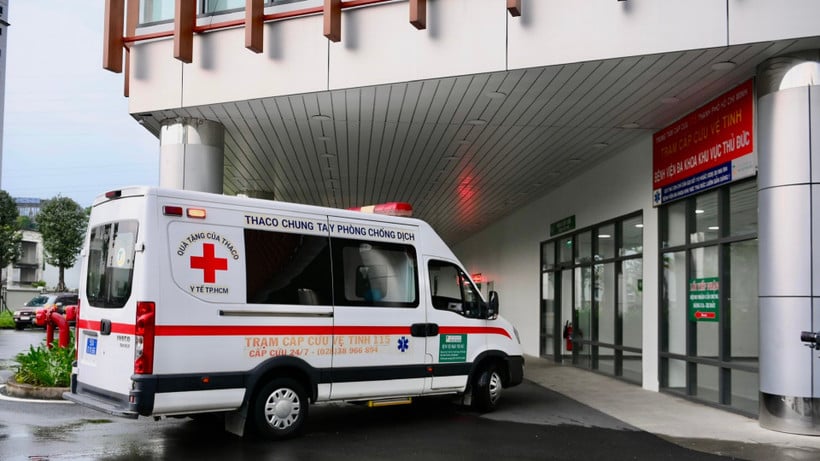 O Hospital Geral Regional de Thu Duc recebe continuamente casos de infarto do miocárdio.