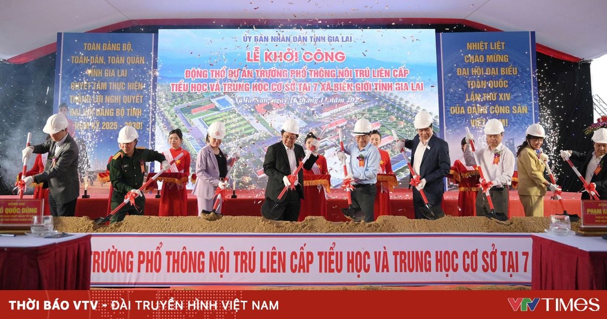 Phó Thủ tướng Hồ Quốc Dũng dự lễ khởi công trường học vùng biên giới Gia Lai