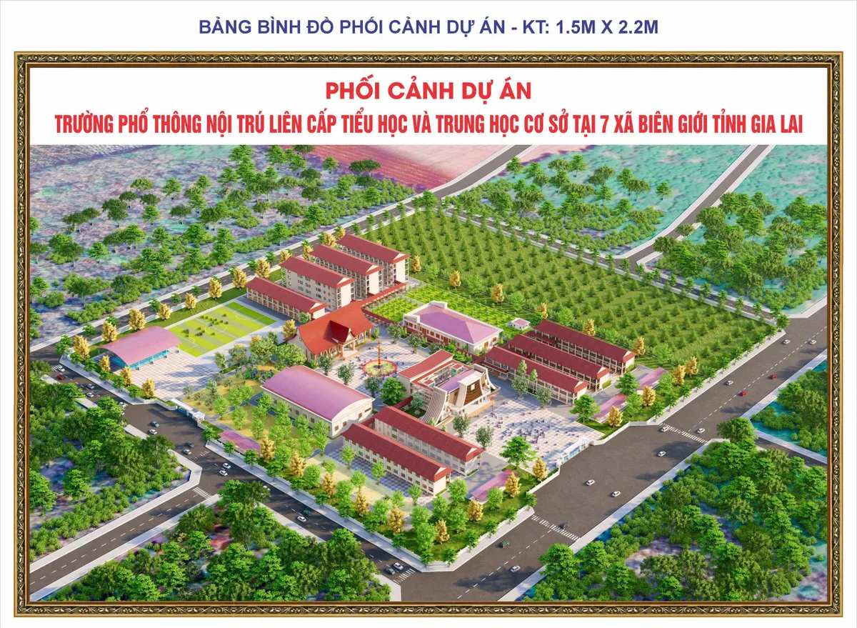 Phó Thủ tướng Hồ Quốc Dũng dự lễ khởi công trường học vùng biên ở Gia Lai - Ảnh 4.
