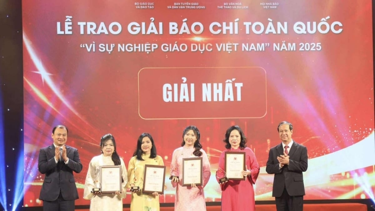 Vinh danh 60 tác phẩm xuất sắc tại Giải báo chí toàn quốc Vì sự nghiệp giáo dục Việt Nam năm 2025