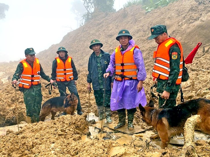 Mưa lớn, tạm dừng tìm kiếm 3 nạn nhân vụ sạt lở kinh hoàng tại Đà Nẵng - Ảnh 1.
