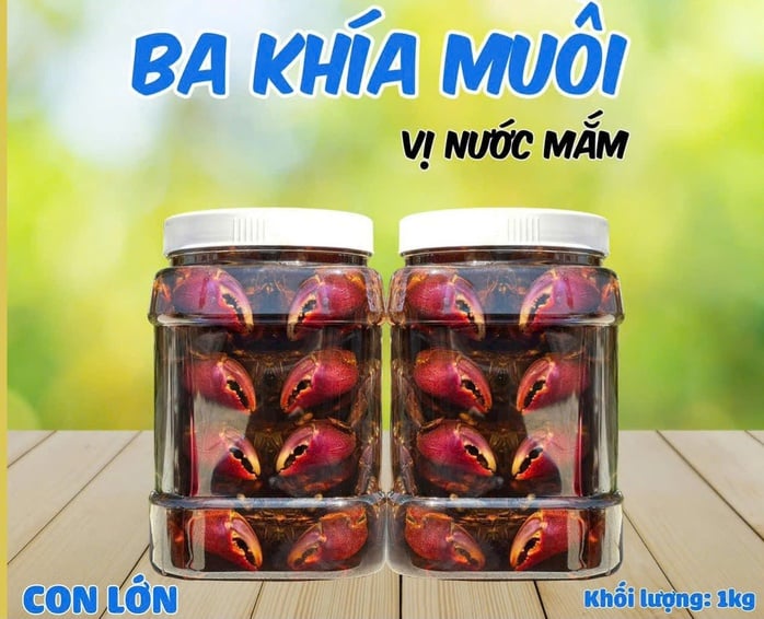 Giá nông thủy sản miền Tây: Ba khía muối nước mắm món ăn tốn cơm ở Cà Mau - Ảnh 2.