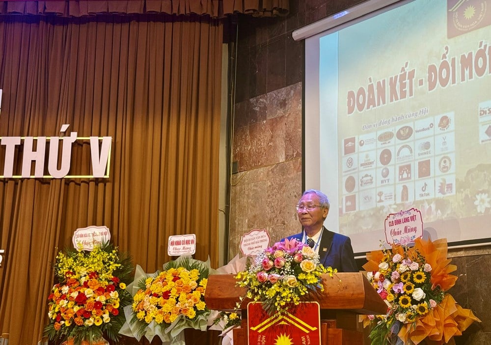 សាស្ត្រាចារ្យរង លោកបណ្ឌិត Do Van Tru ជាប់ឆ្នោតជាប្រធានសមាគមបេតិកភណ្ឌវប្បធម៌វៀតណាមអាណត្តិ ២០២៥-២០៣០ - រូបថត ២