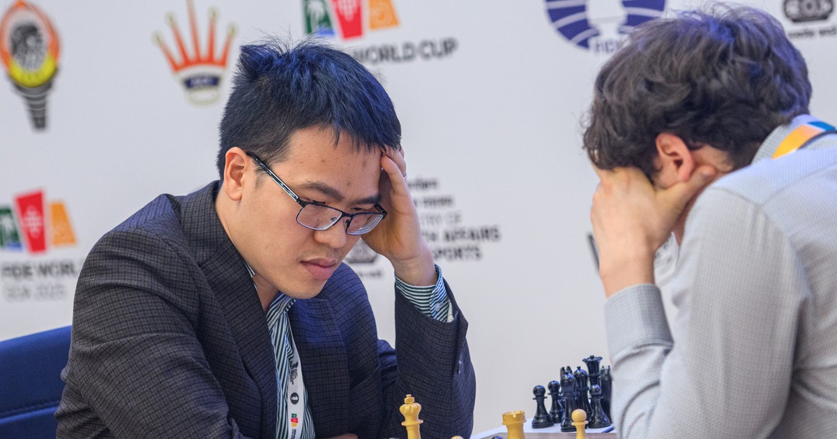 Lê Quang Liêm dừng chân tiếc nuối tại vòng 5 World Cup cờ vua 2025