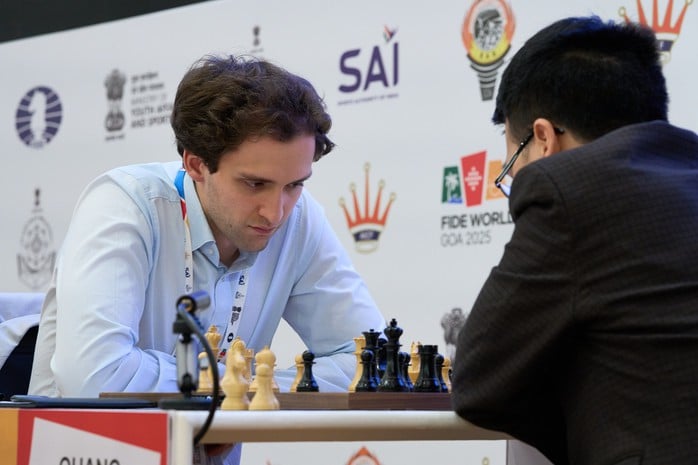 Lê Quang Liêm dừng chân loạt tie-break vòng 5 World Cup cờ vua - Ảnh 3.