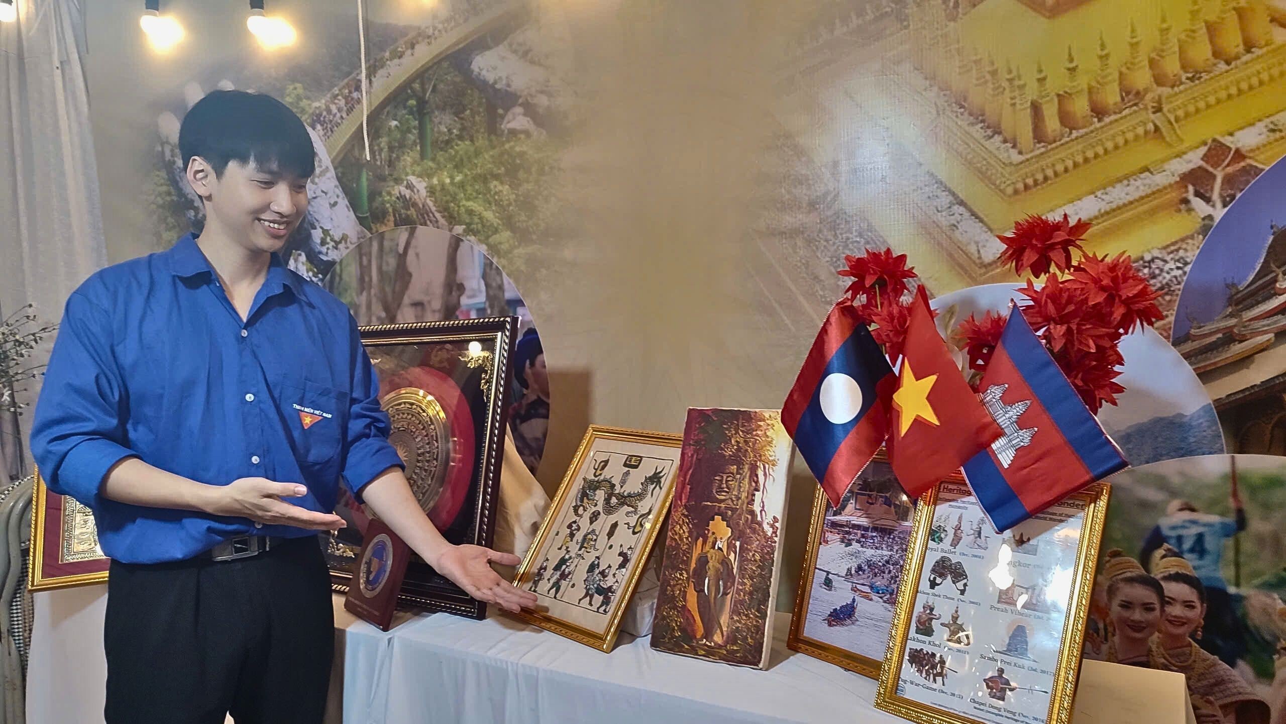 Un coin du stand vietnamien. (Photo : Thanh Luan) Một góc trưng bày của gian hàng Việt Nam. (Ảnh: Thành Luân)