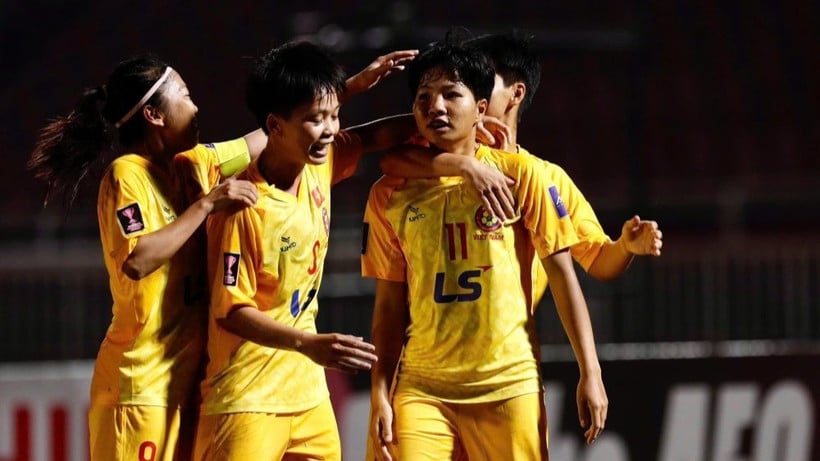 Flickorna från Ho Chi Minh City Women's Club vann en viktig seger. (Foto: VFF)