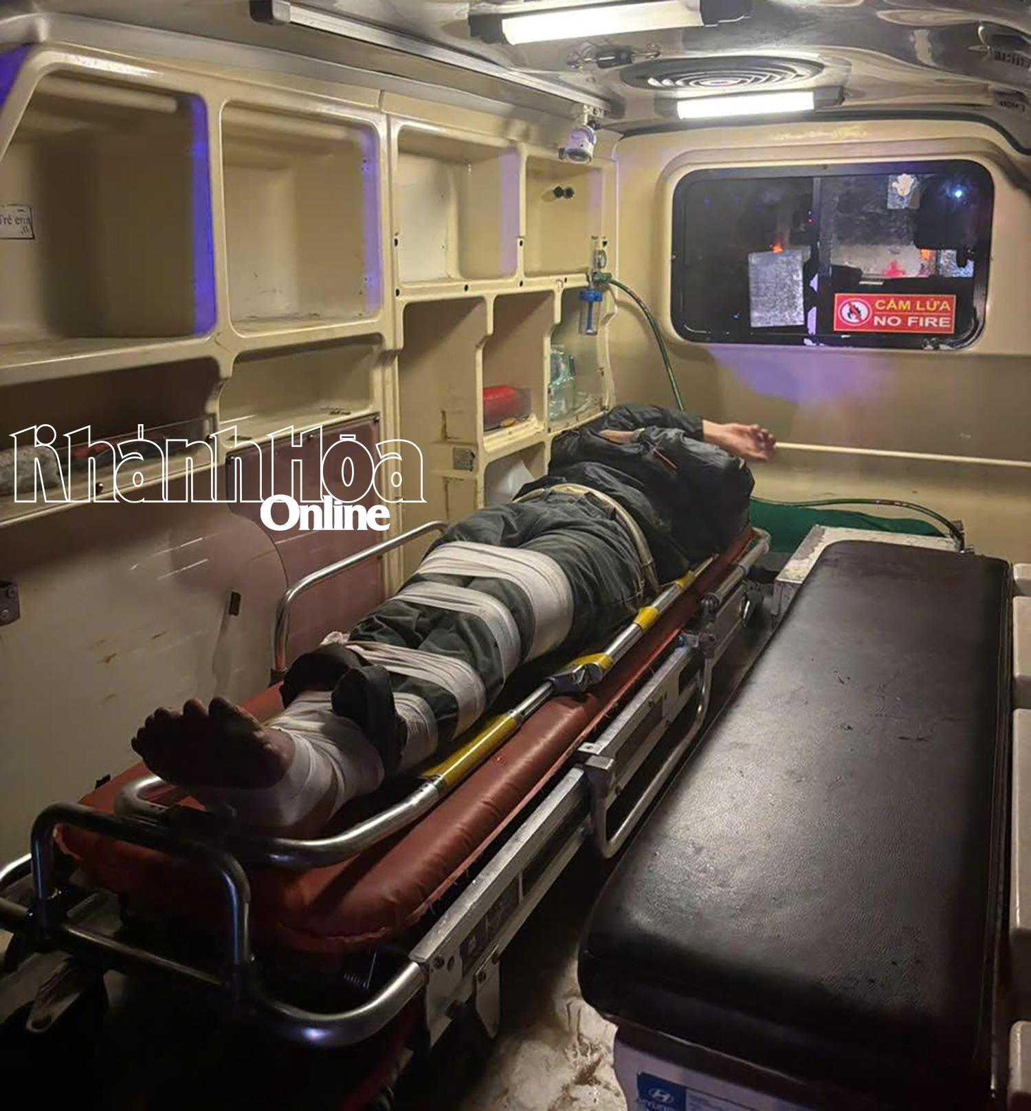 Vítimas de acidente com deslizamento de terra.