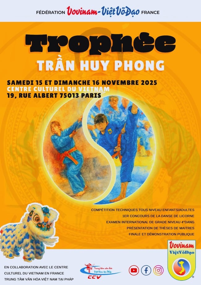 Vovinam - Viet Vo Dao blir en Vovinam - Việt Võ Đạo trở thành 'sứ giả văn hóa' tại châu Âu - Ảnh 1.