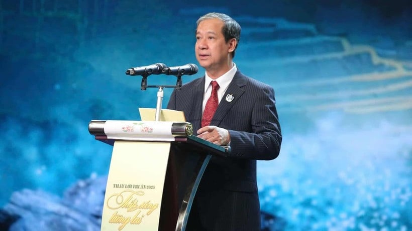 លោក Nguyen Kim Son រដ្ឋមន្ត្រីក្រសួងអប់រំ និងបណ្តុះបណ្តាល។ (រូបភាព៖ ក្រសួងអប់រំ និងបណ្តុះបណ្តាល)