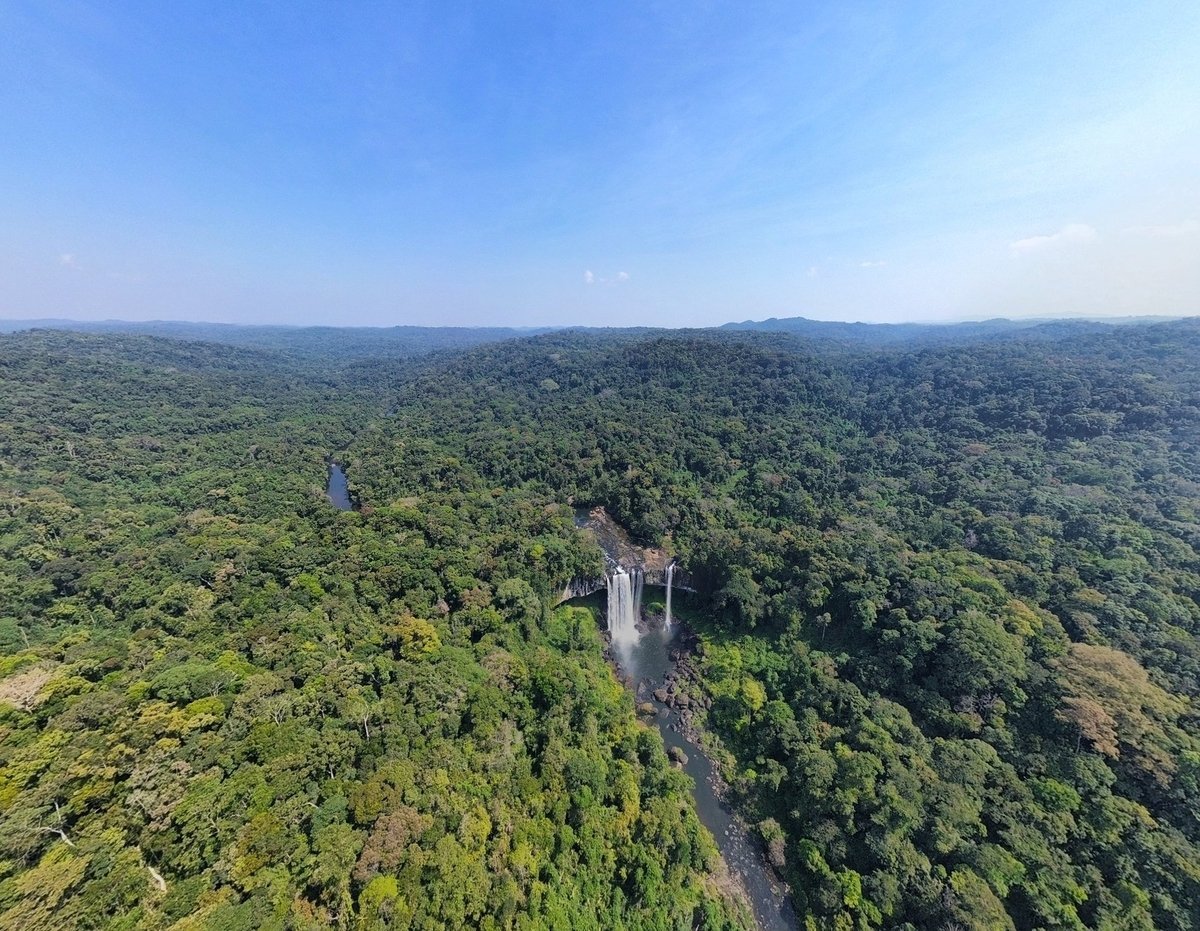 Природний заповідник Кон Чу Ранг розташований у Всесвітньому біосферному заповіднику плато Кон Ха Нунг. Фото: Туан Ань. Khu Bảo tồn thiên nhiên Kon Chư Răng nằm trong khu dự trự sinh quyển thế giới Cao nguyên Kon Hà Nừng. Ảnh: Tuấn Anh.
