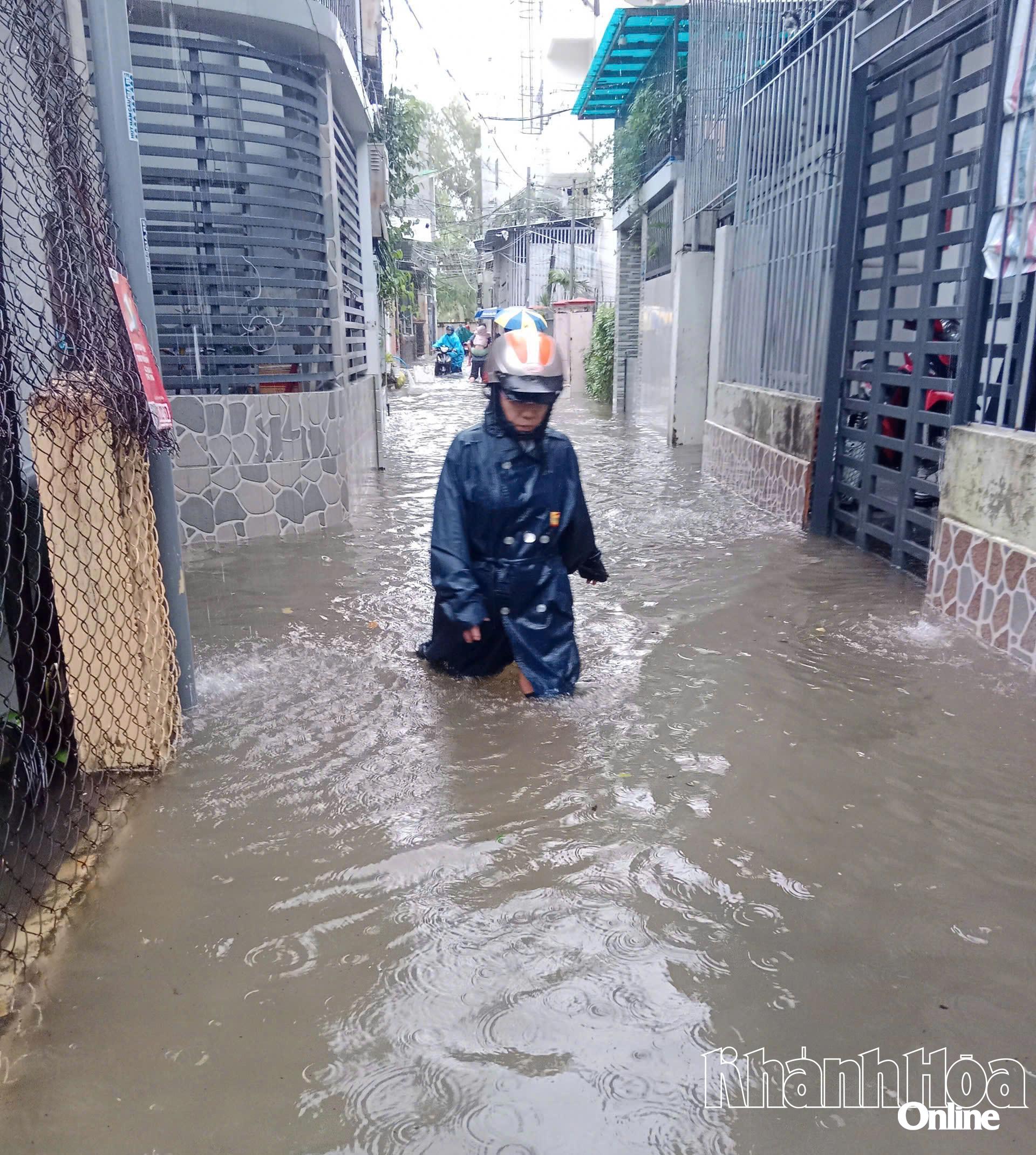 Khu vực hẻm 69, phường Bắc Nha Trang. Ảnh: Dương Phúc.