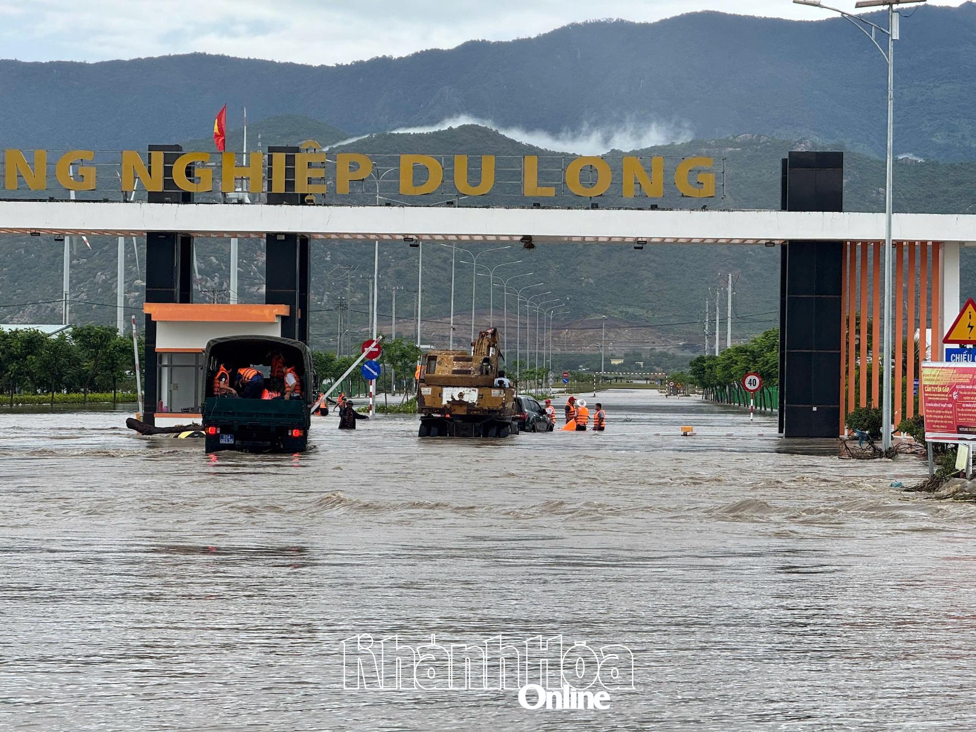 Průmyslový park Du Long byl zaplaven.