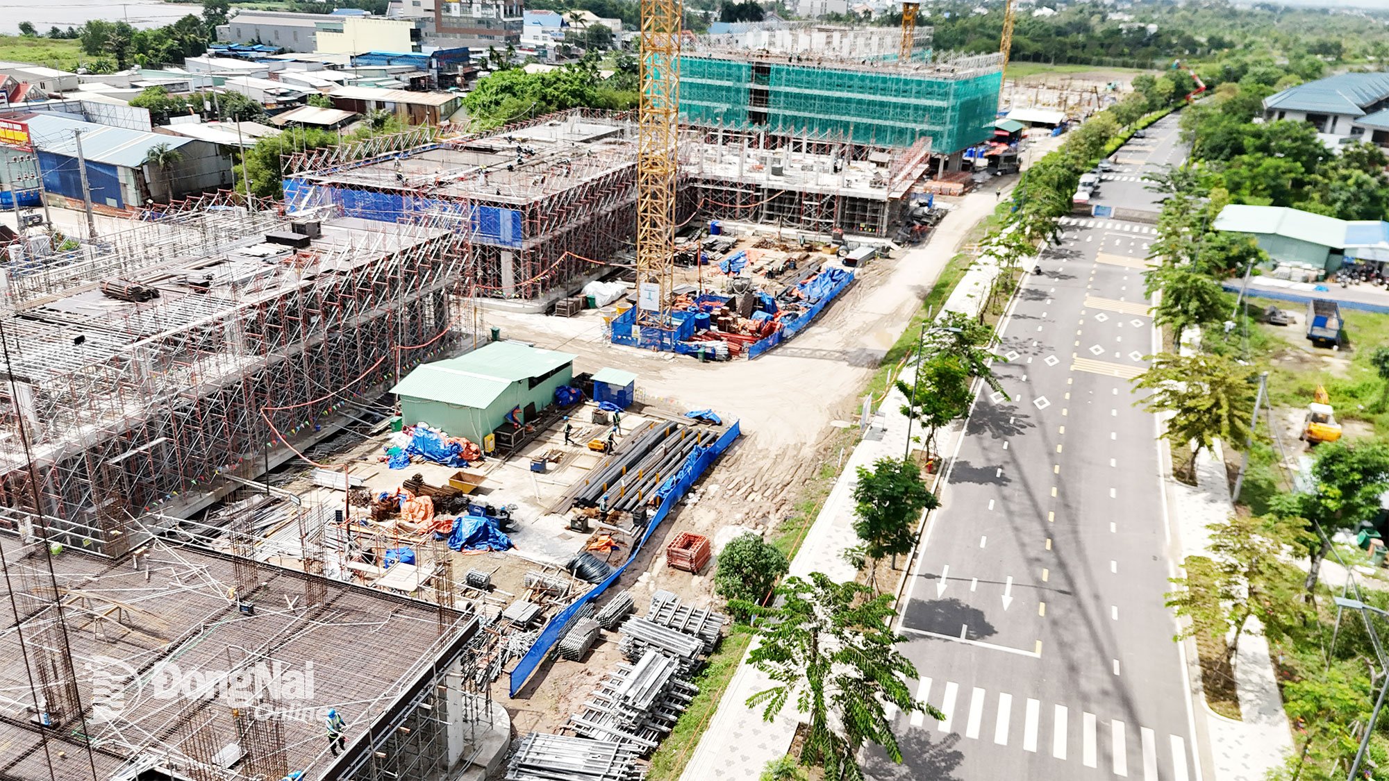 Social housing in the planned residential area project in Long Thanh commune. Photo: Hoang Loc