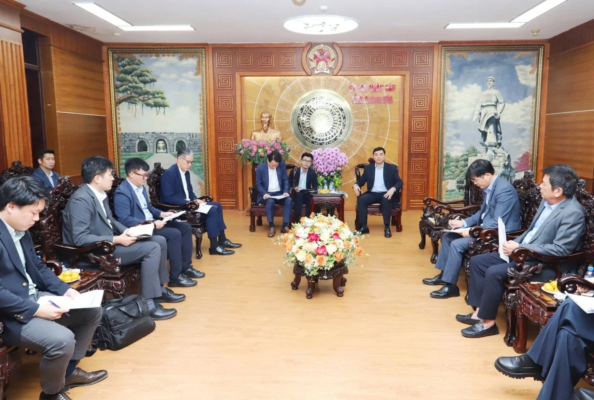 Председатель Народного комитета провинции Нгуен Хоай Ань сотрудничал с Sumitomo Group в Японии.