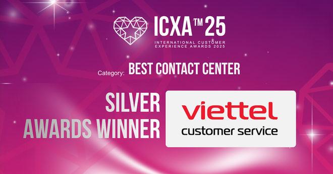 Viettel отримує нагороду International Customer Experience Award на ICXA 2025.png