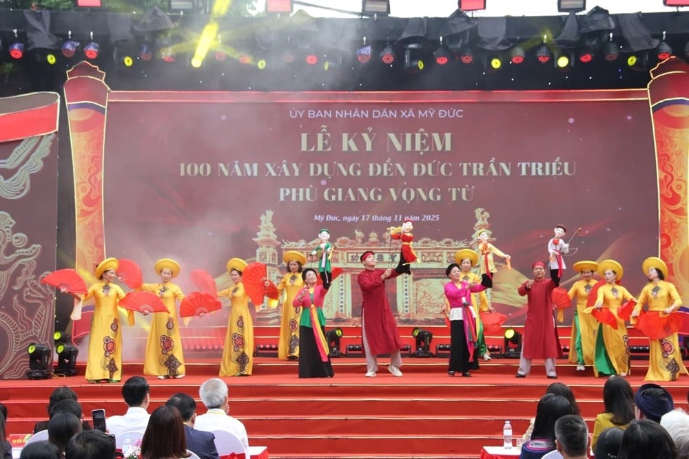 Ett sekel av Trandynastins tempel - Historiskt och andligt märke på My Duc-landet - foto 4