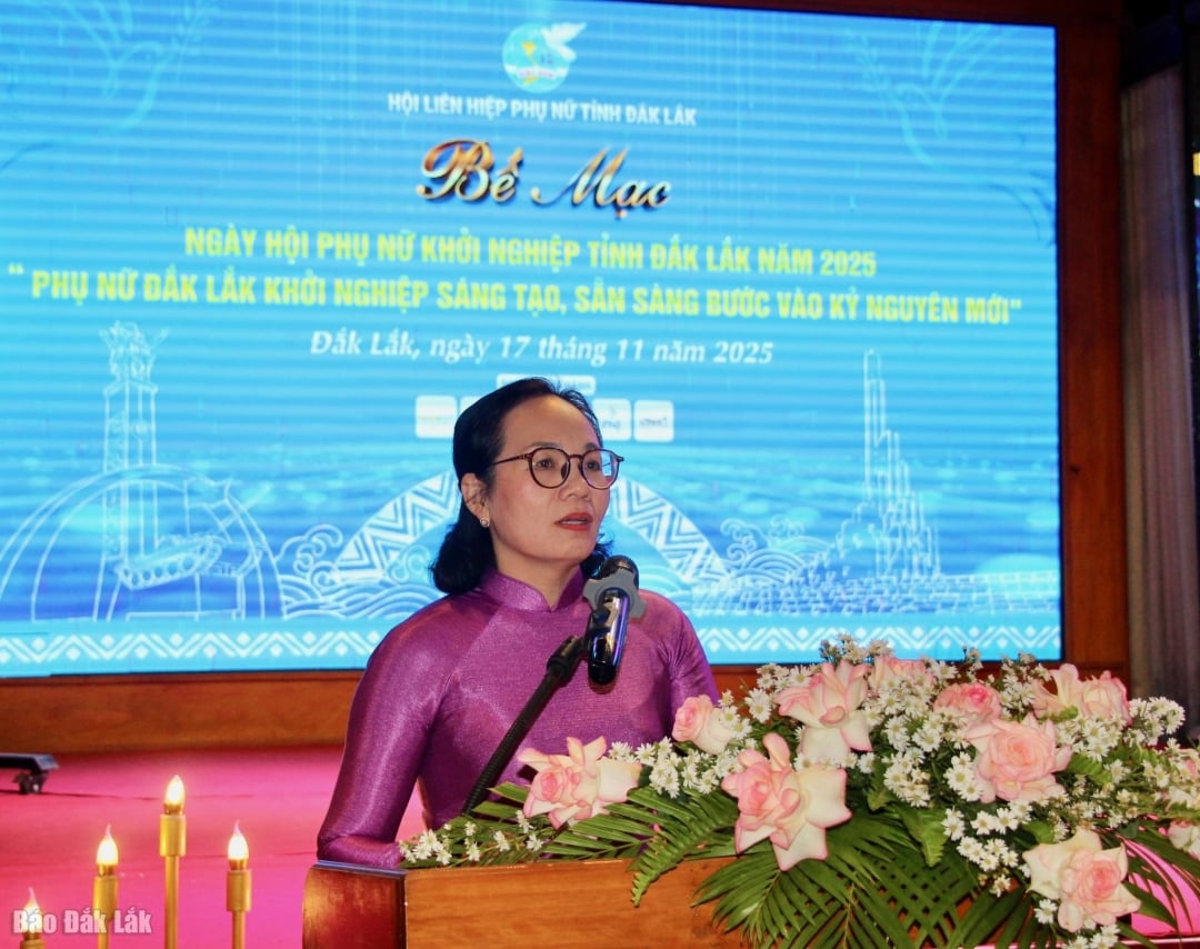 ប្រធានសហភាពនារីខេត្ត Nguyen Thi Hong Thai