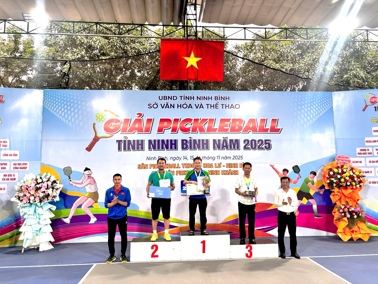 Gần 1000 vận động viên tham dự Giải Pickleball Ninh Bình 2025