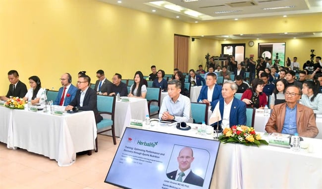 Nutrição esportiva: um fator importante na recuperação e nos cuidados com a saúde dos atletas - Foto 1. Dinh dưỡng thể thao: Yếu tố quan trọng trong phục hồi và chăm sóc sức khỏe VĐV - Ảnh 1.