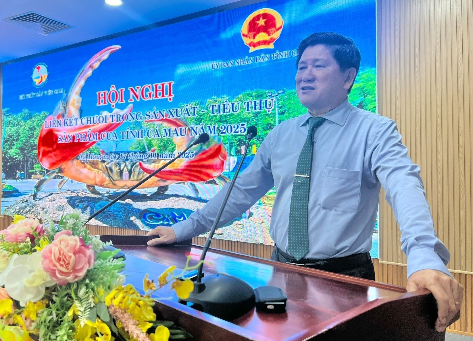 Ông Lê Văn Sử, Phó Chủ tịch UBND tỉnh Cà Mau. Ảnh: Trọng Linh.