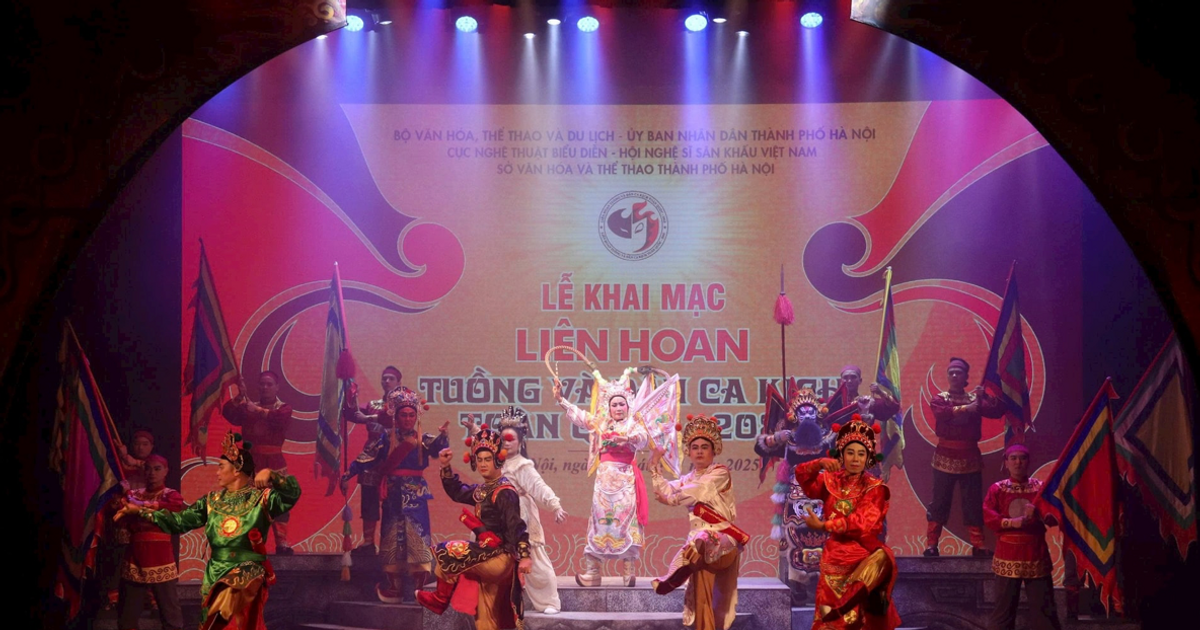 Liên hoan Tuồng và Dân ca kịch toàn quốc 2025 chính thức khai mạc