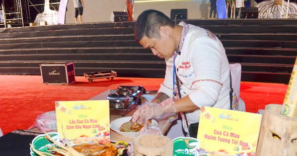 Quảng diễn món ngon từ cua Cà Mau