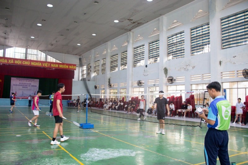 Vzrušující badmintonový turnaj přátelství Vietnam - Laos - Kambodža 2025 Sôi động Giải Cầu lông giao lưu hữu nghị Việt Nam - Lào - Campuchia năm 2025