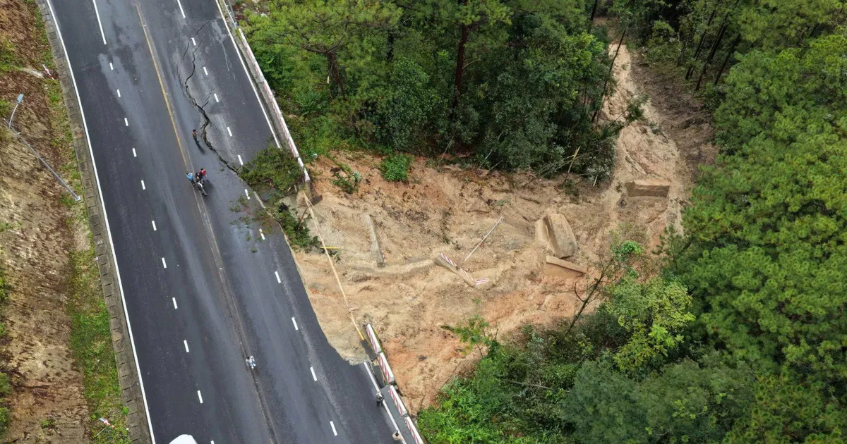 Lâm Đồng: Phân luồng đường đèo Prenn và đèo Khánh Lê để khắc phục sạt lở