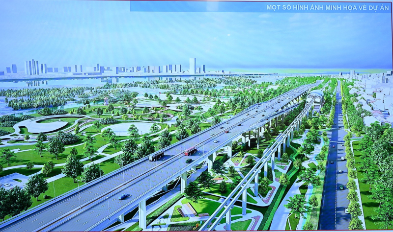 "Siêu dự án" trục đại lộ cảnh quan sông Hồng có vốn đầu tư khoảng 400.000 tỷ đồng