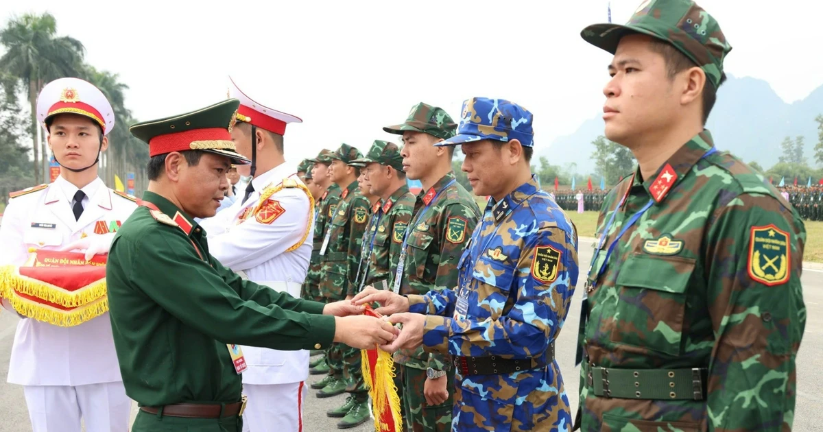 Gần 2.200 vận động viên tranh tài tại Hội thao Thể dục thể thao toàn quân 2025