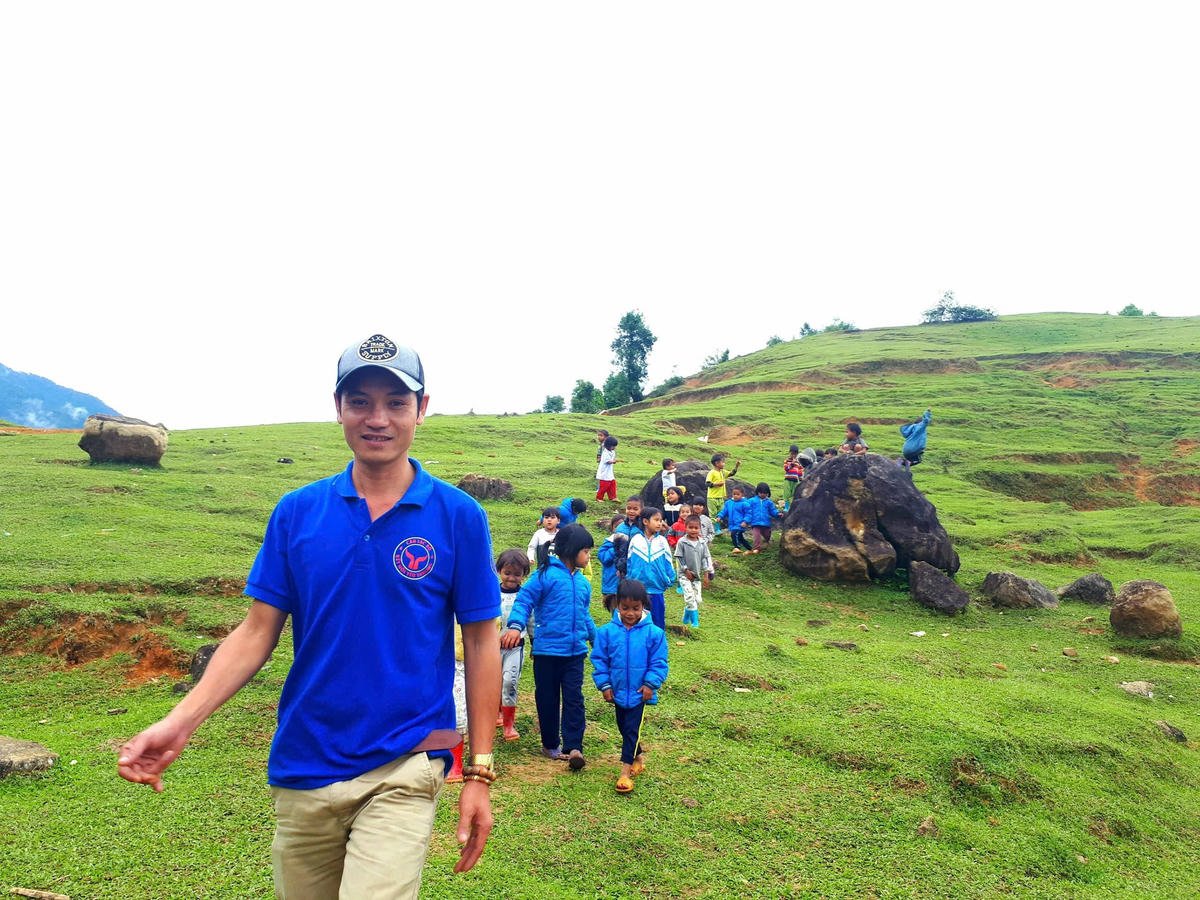 Die Freude von Lehrer Vy und seinen Schülern. Foto: NVCC